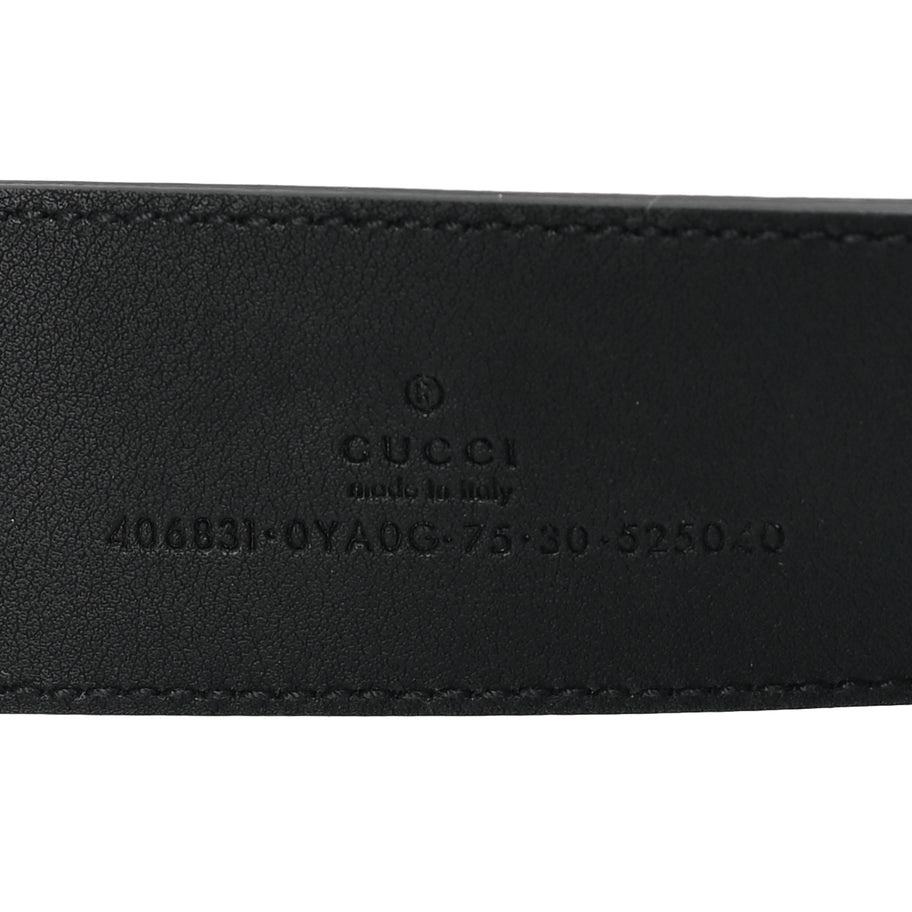 Gucci Calfskin Double G 40mm Belt 75 30 Black Image 5