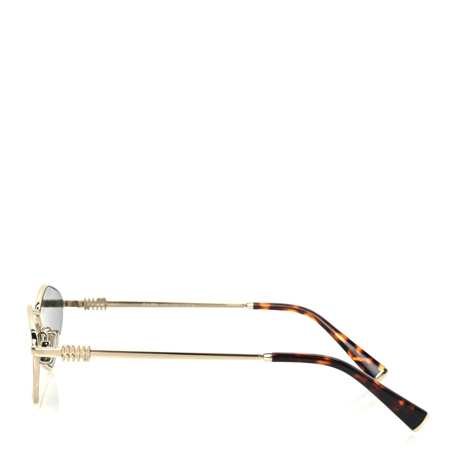 Miu Miu Metal Sunglasses MU 56ZS Gold Grey Image 3
