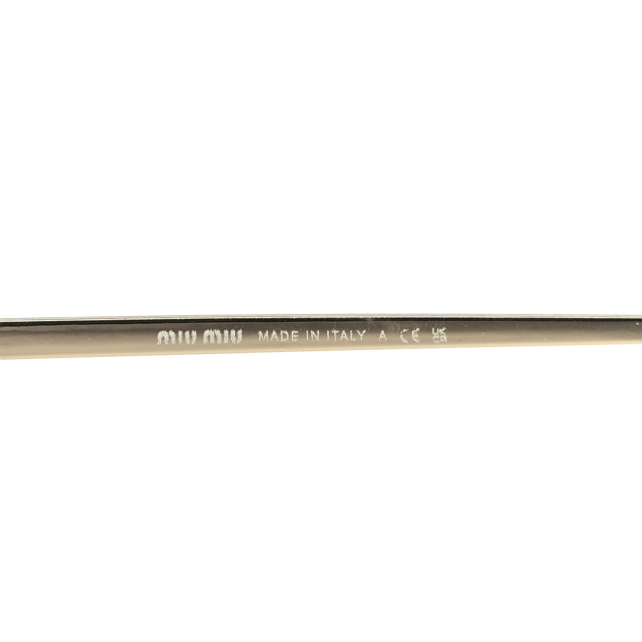 Miu Miu Metal Sunglasses MU 56ZS Gold Grey Image 5