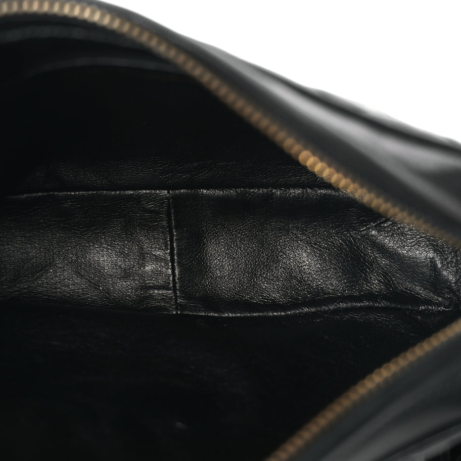 Chanel Lambskin Quilted CC Tassel Flap Camera Case Black Image 4