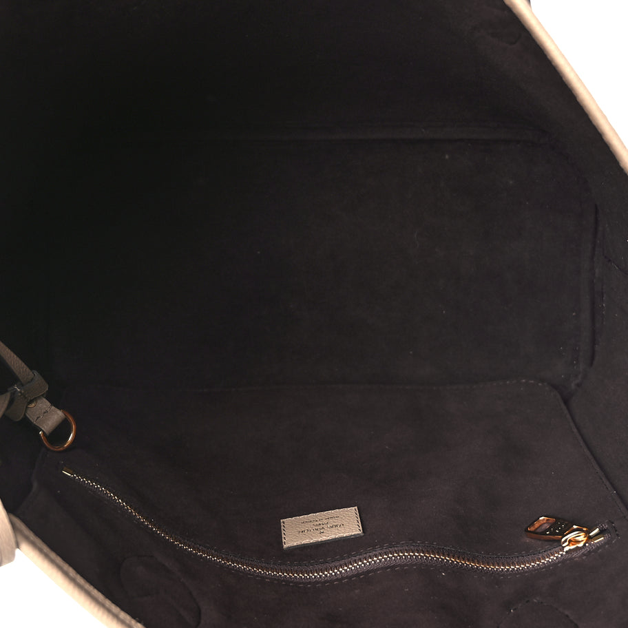 Louis Vuitton Empreinte Monogram Giant Neverfull MM Tourterelle Image 4