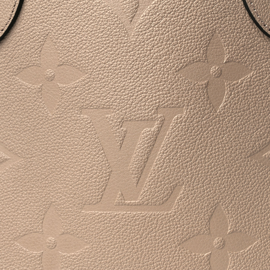 Louis Vuitton Empreinte Monogram Giant Neverfull MM Tourterelle Image 6