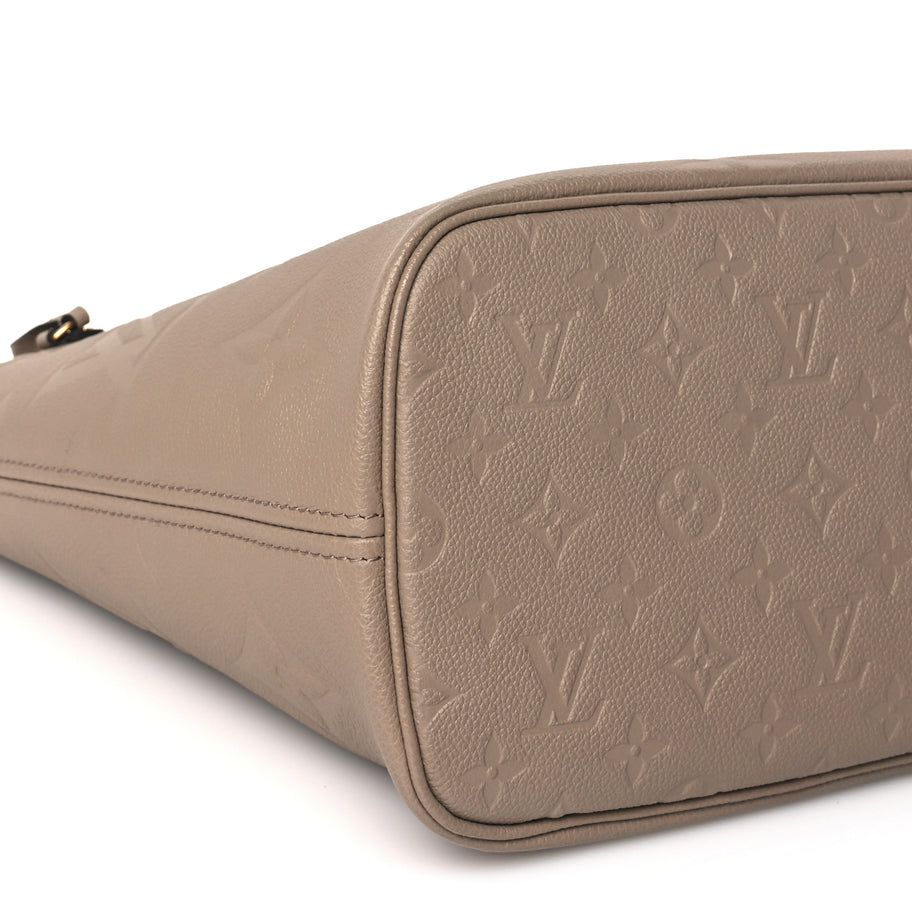 Louis Vuitton Empreinte Monogram Giant Neverfull MM Tourterelle Image 7