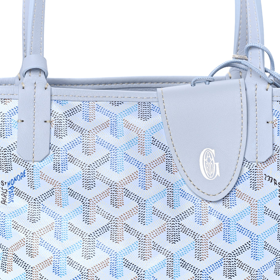 Goyard Goyardine Reversible Mini Anjou Polar Blue Image 7