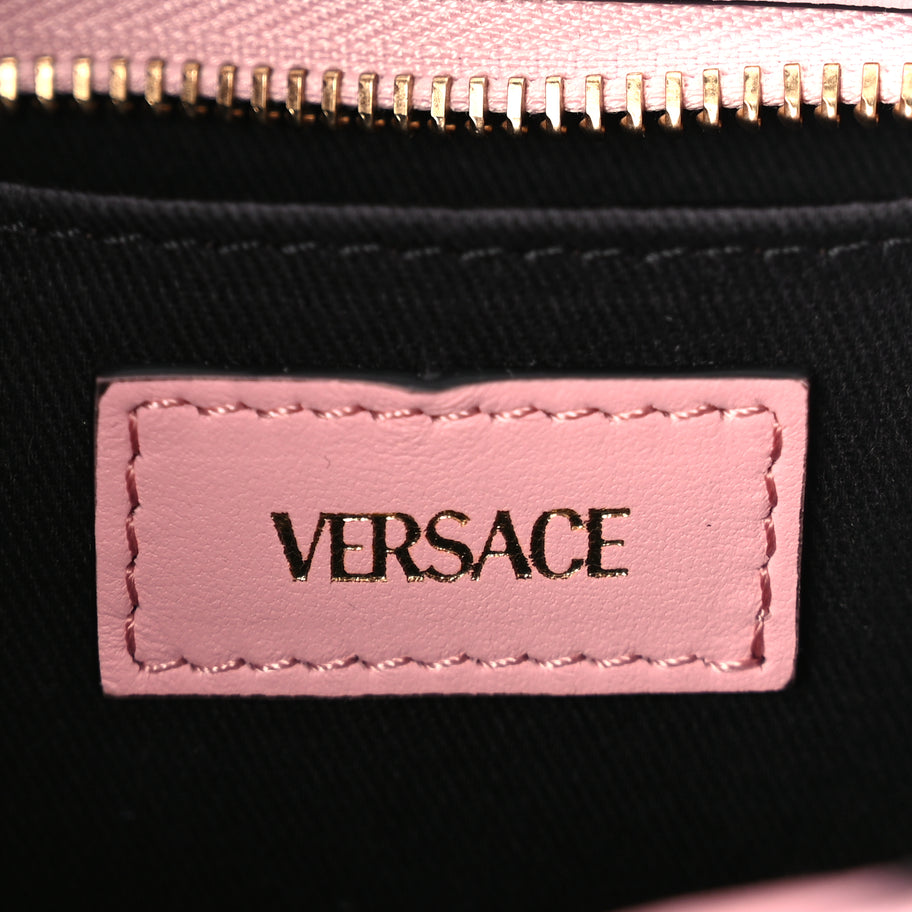Versace Jacquard Barocco Quilted Medusa Crossbody Pink Image 5