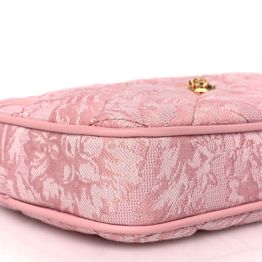 Versace Jacquard Barocco Quilted Medusa Crossbody Pink Image 7