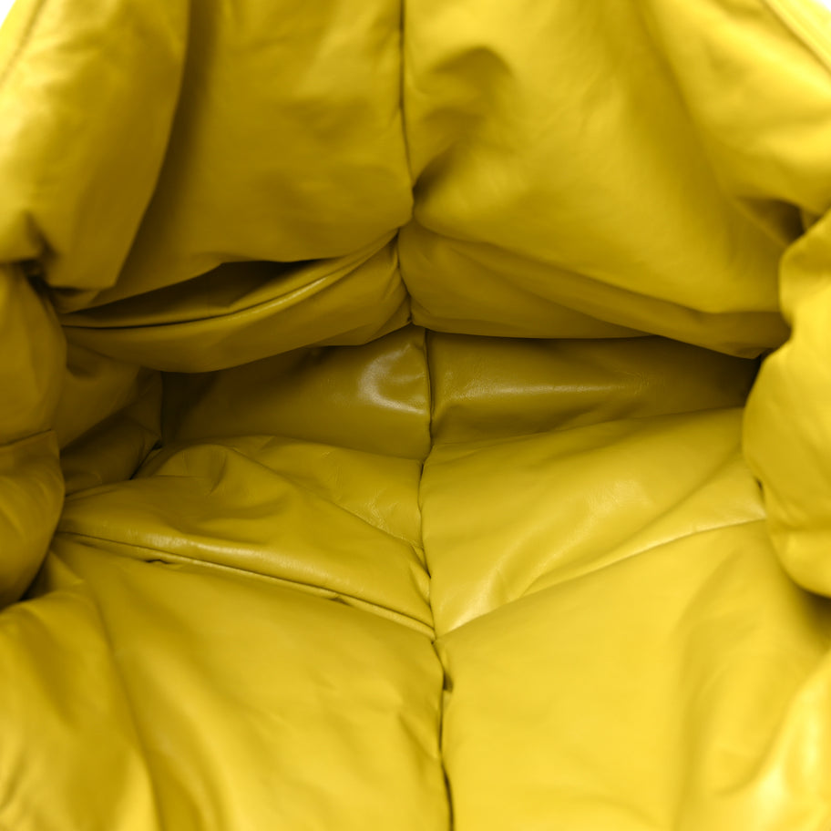 Bottega Veneta Calfskin Maxi Intrecciato Puffy Chain Tote Bag Yellow Image 5