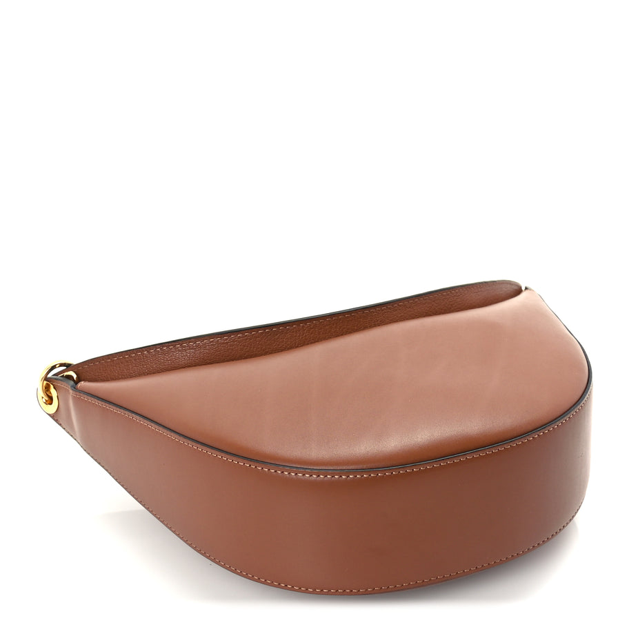 Loewe Satin Calfskin Jacquard Luna Bag Pecan Image 3