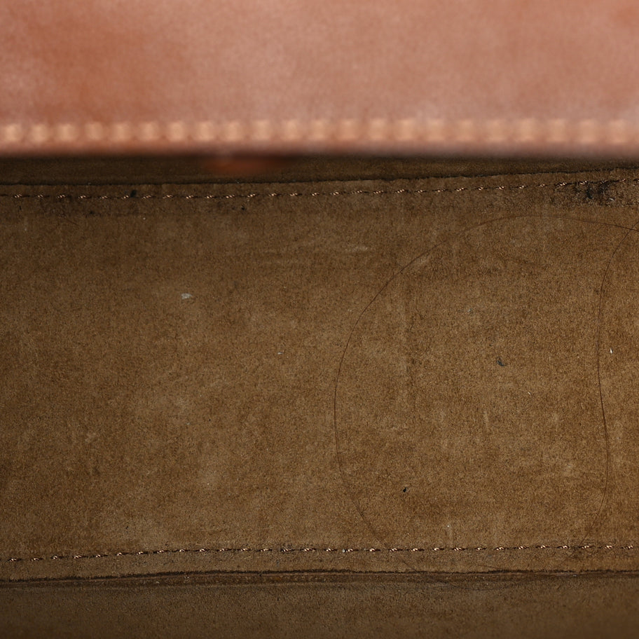 Loewe Satin Calfskin Jacquard Luna Bag Pecan Image 4