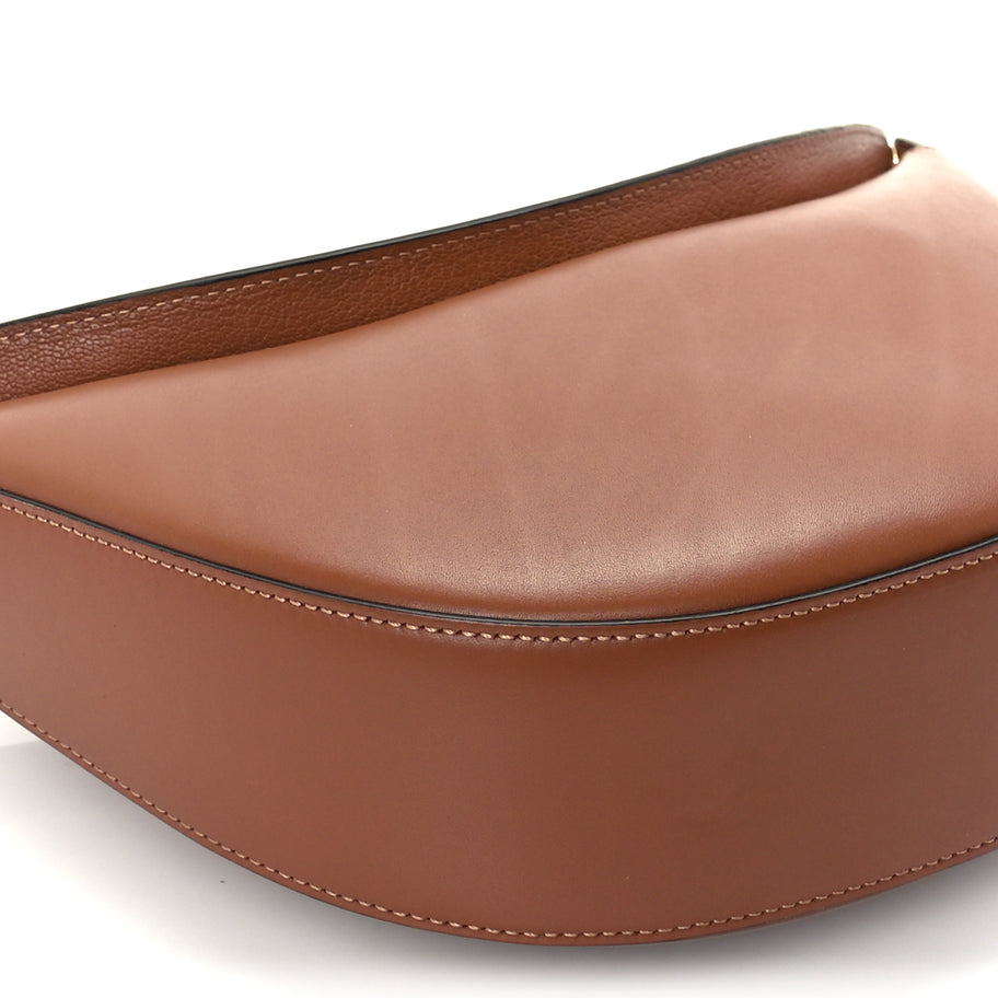 Loewe Satin Calfskin Jacquard Luna Bag Pecan Image 7