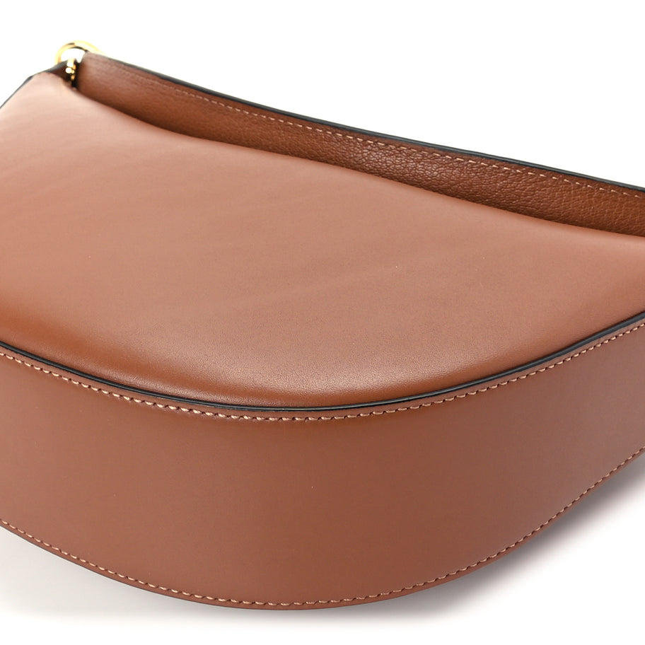 Loewe Satin Calfskin Jacquard Luna Bag Pecan Image 8