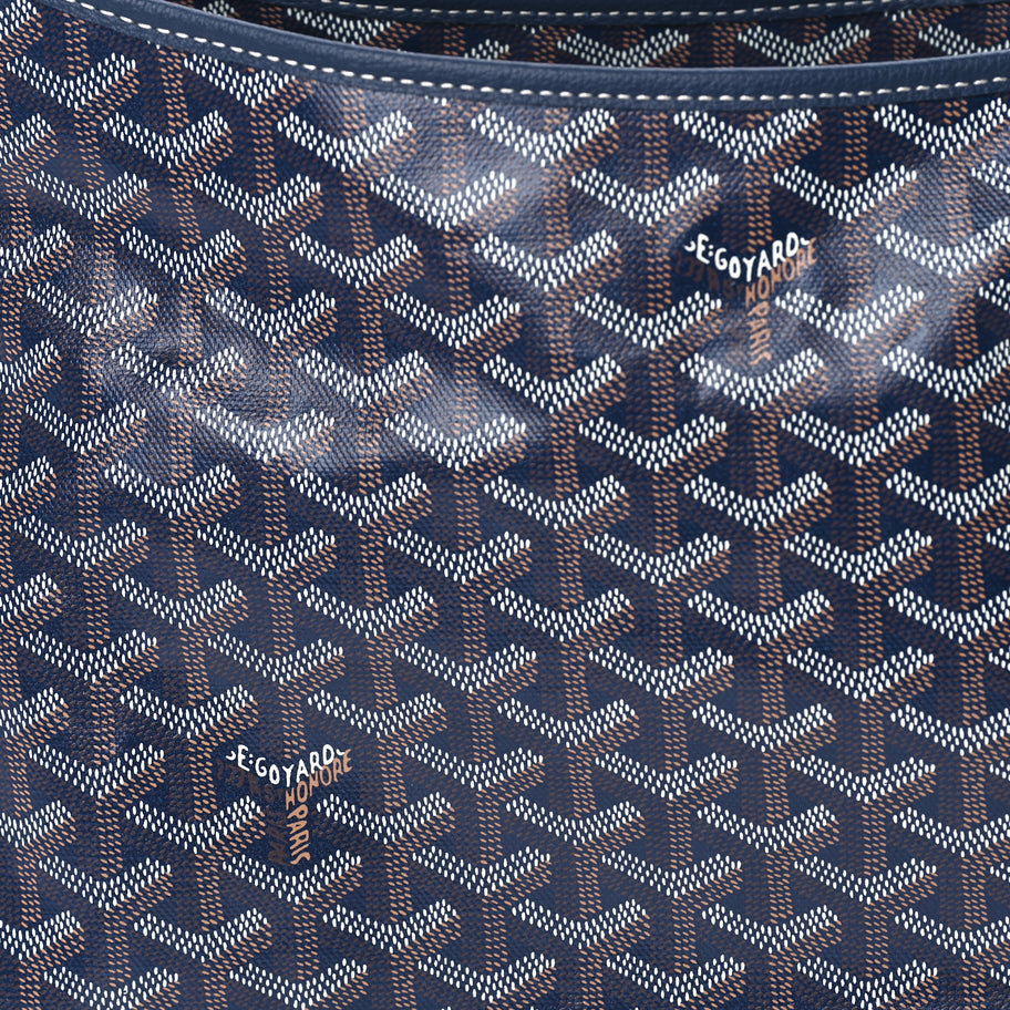 Goyard Goyard Goyardine Boheme Hobo  Navy Blue Image 7