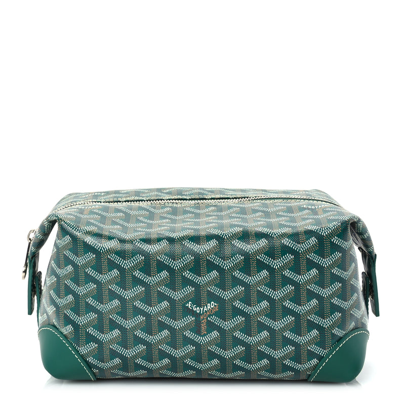  Goyard Goyardine Boeing 25 Trousse de Toilette Green