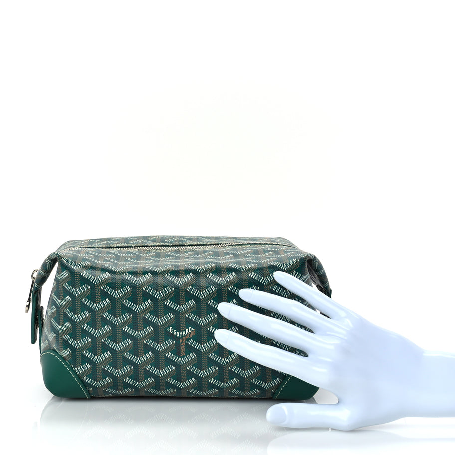 Goyard Goyardine Boeing 25 Trousse de Toilette Green Image 2