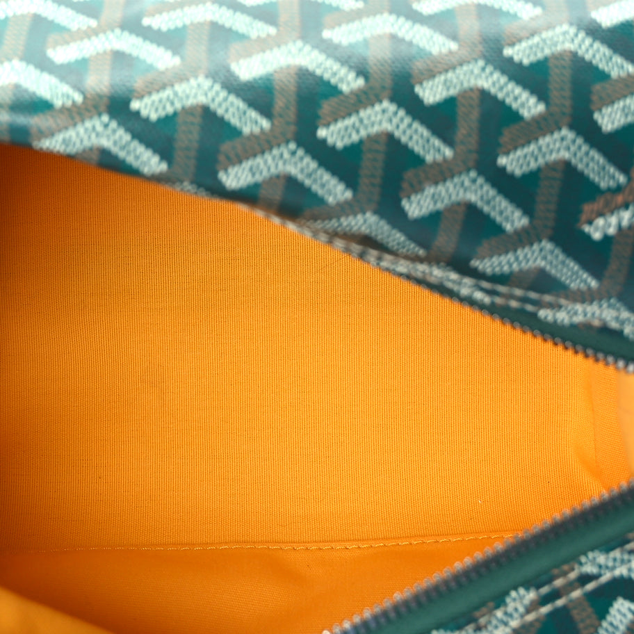 Goyard Goyardine Boeing 25 Trousse de Toilette Green Image 5