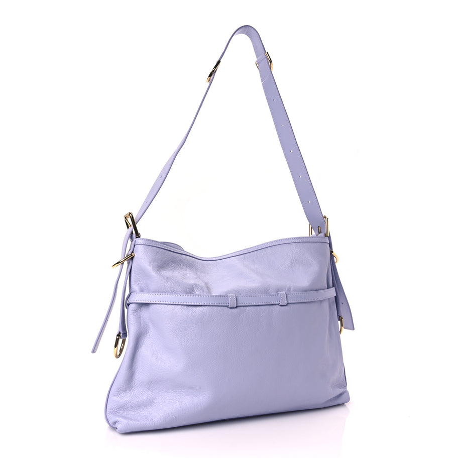 Givenchy Shiny Calfskin Medium Voyou Bag Lavender Image 2