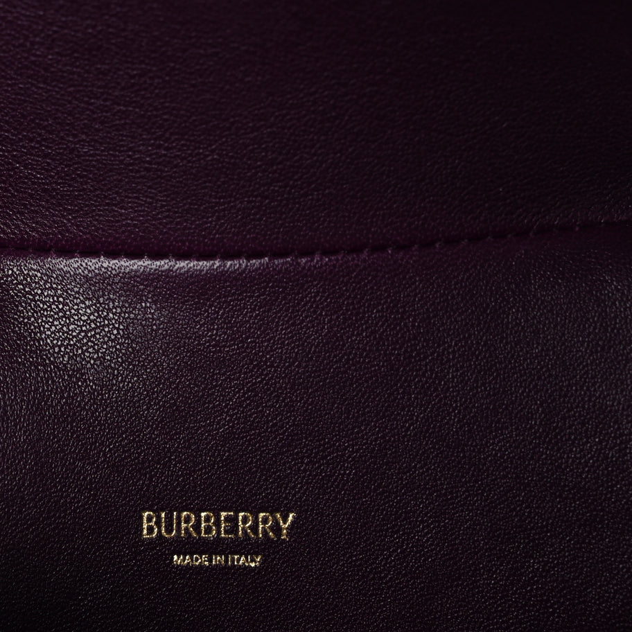 Burberry Jacquard Check Mini Rocking Horse Crossbody  Pansy Image 5