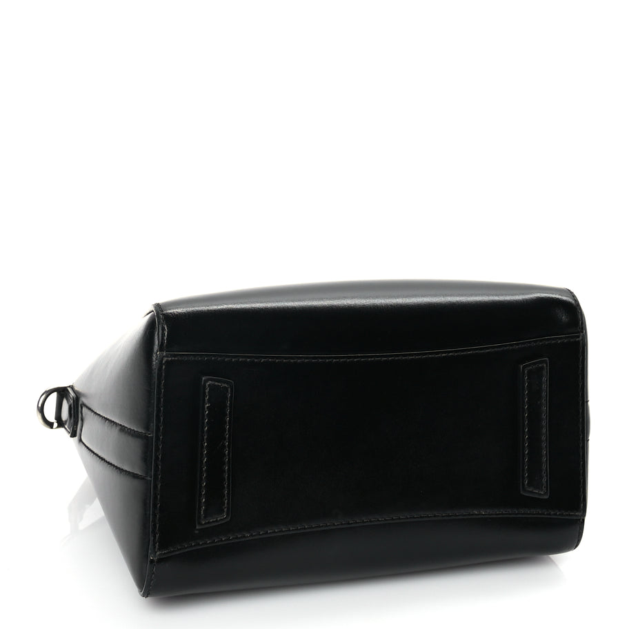 Givenchy Shiny Lord Calfskin Mini Antigona Black Image 3