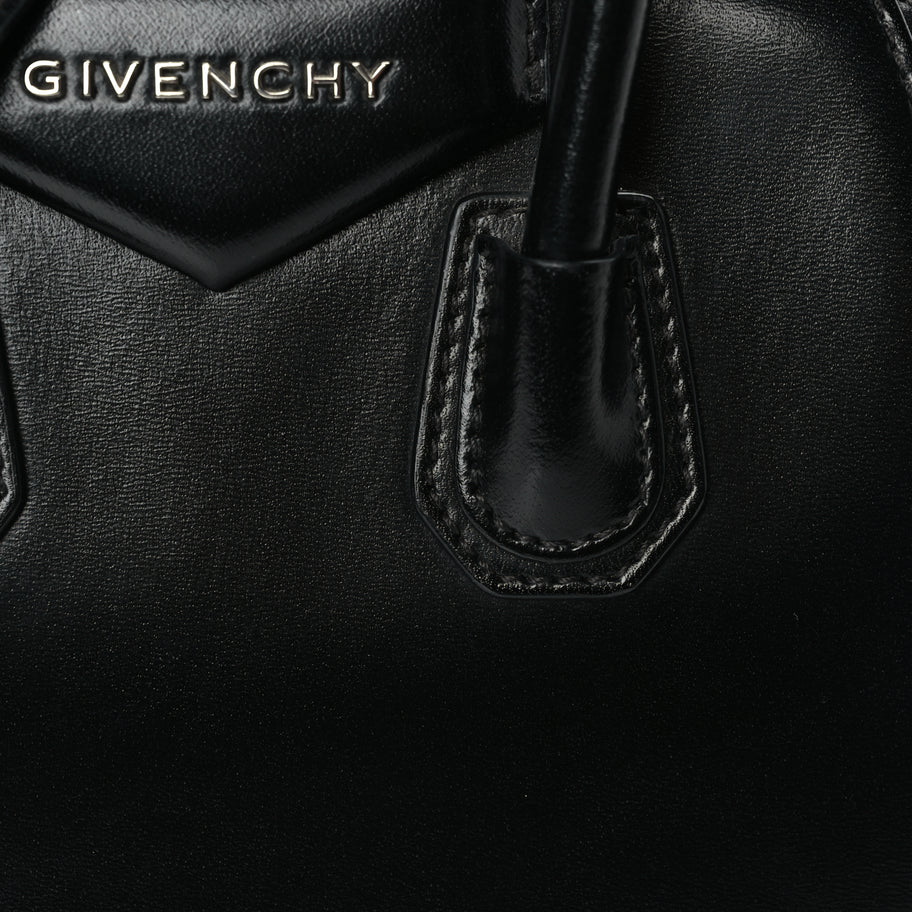 Givenchy Shiny Lord Calfskin Mini Antigona Black Image 6