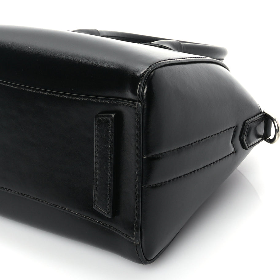 Givenchy Shiny Lord Calfskin Mini Antigona Black Image 8