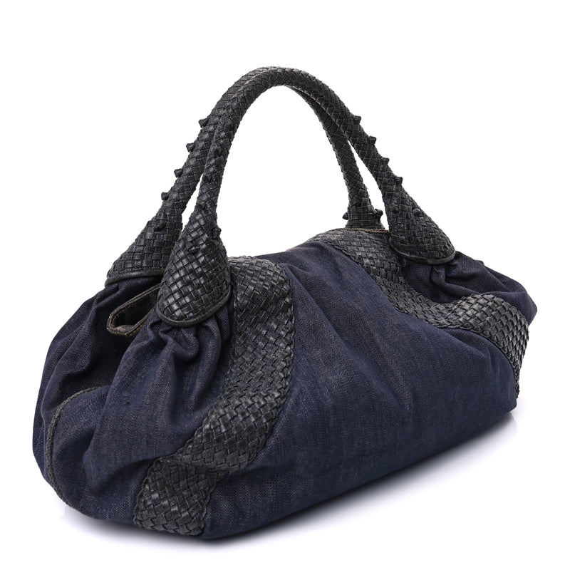  Fendi Denim Spalmati Woven Spy Blue