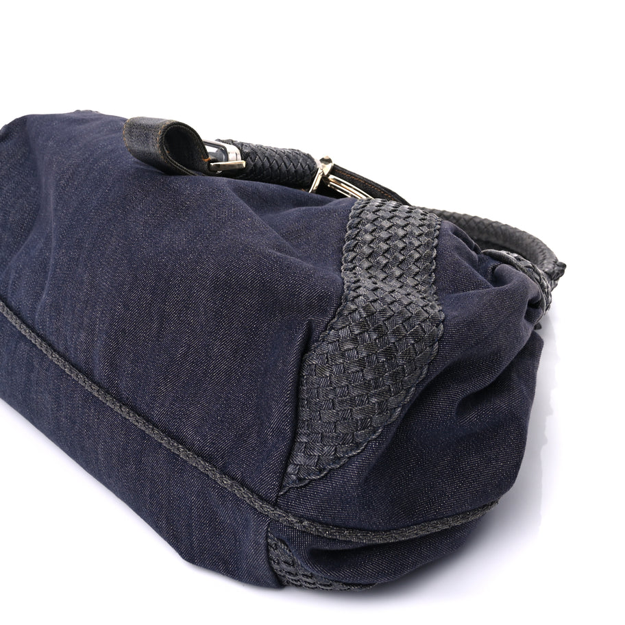 Fendi Denim Spalmati Woven Spy Blue Image 7