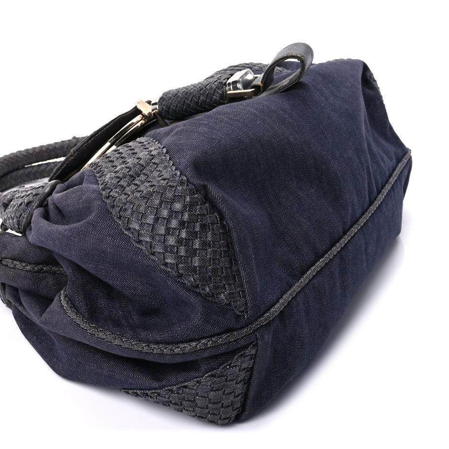 Fendi Denim Spalmati Woven Spy Blue Image 8