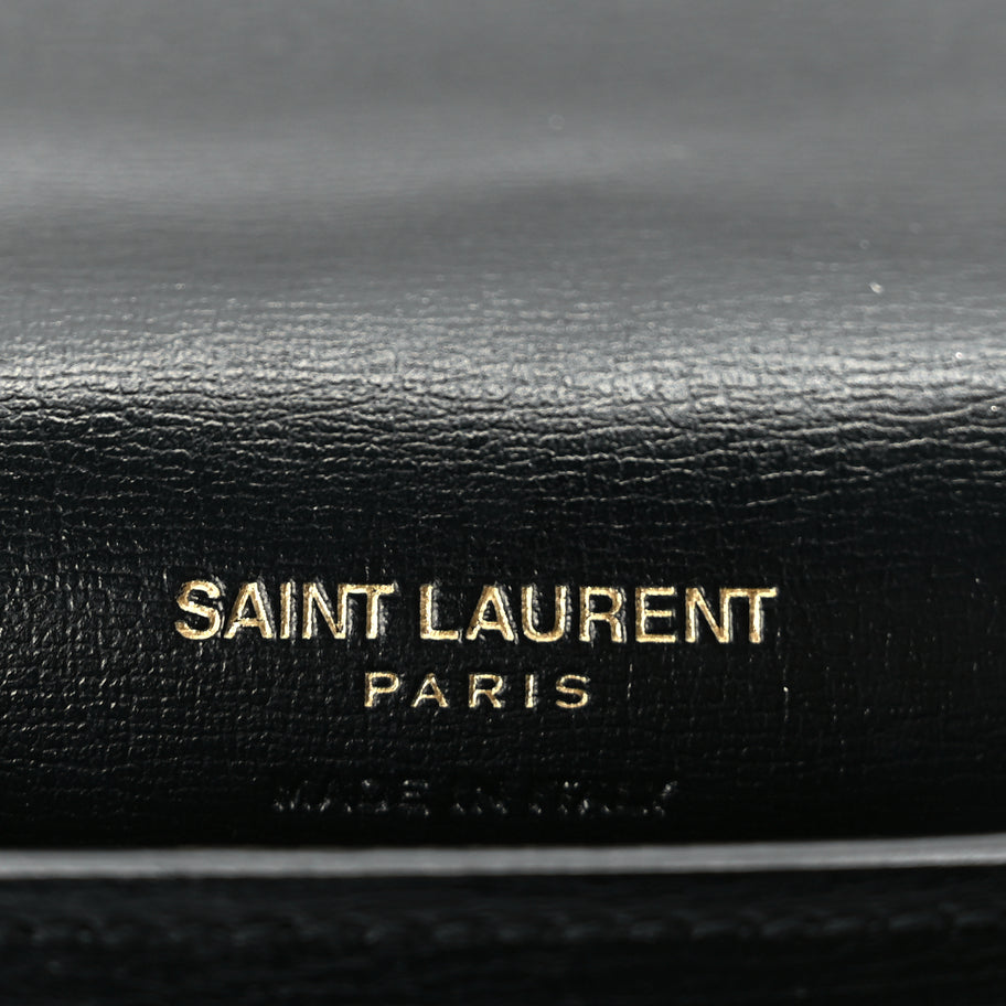 Saint Laurent Smooth Calfskin Monogram Phone Holder Crossbody Black Image 5