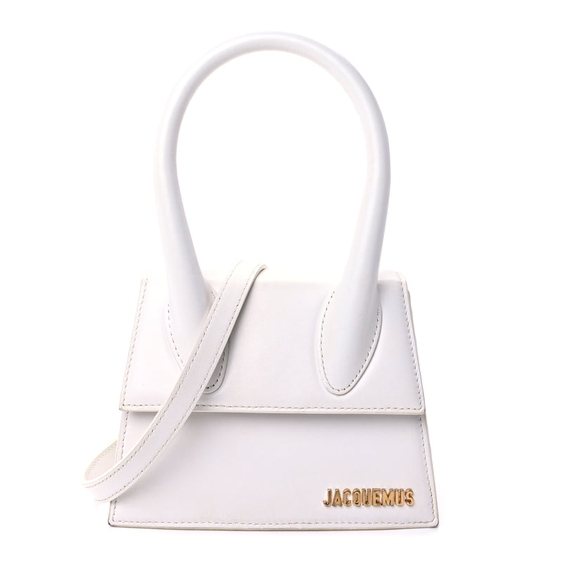  Jacquemus Smooth Calfskin Le Chiquito Moyen  White