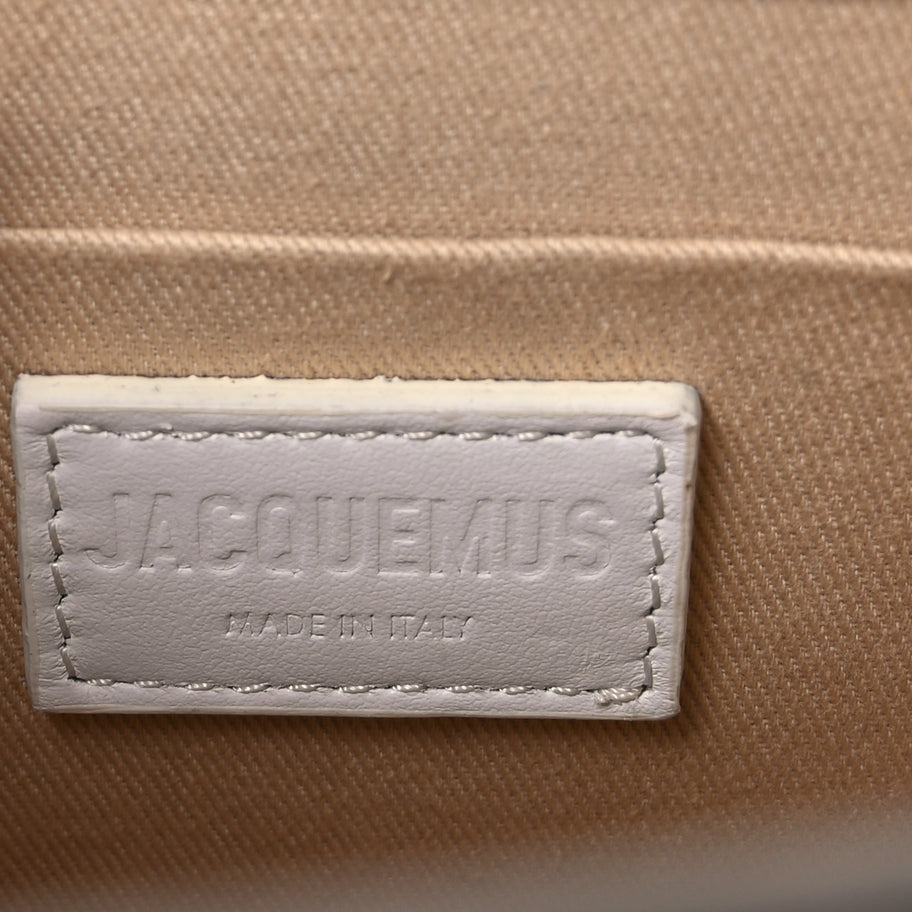 Jacquemus Smooth Calfskin Le Chiquito Moyen  White Image 5