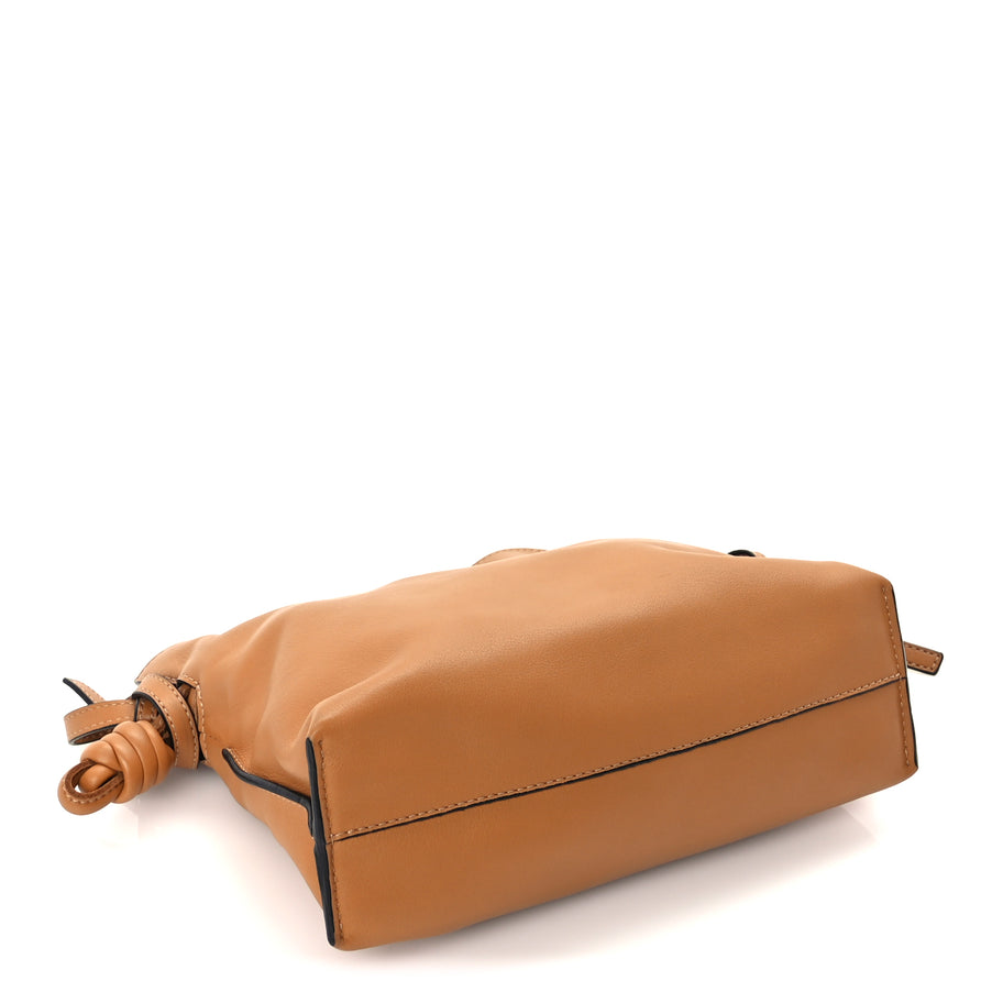 Loewe Calfskin Mini Flamenco Knot Clutch Warm Desert Image 3