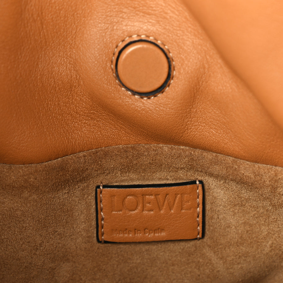 Loewe Calfskin Mini Flamenco Knot Clutch Warm Desert Image 5