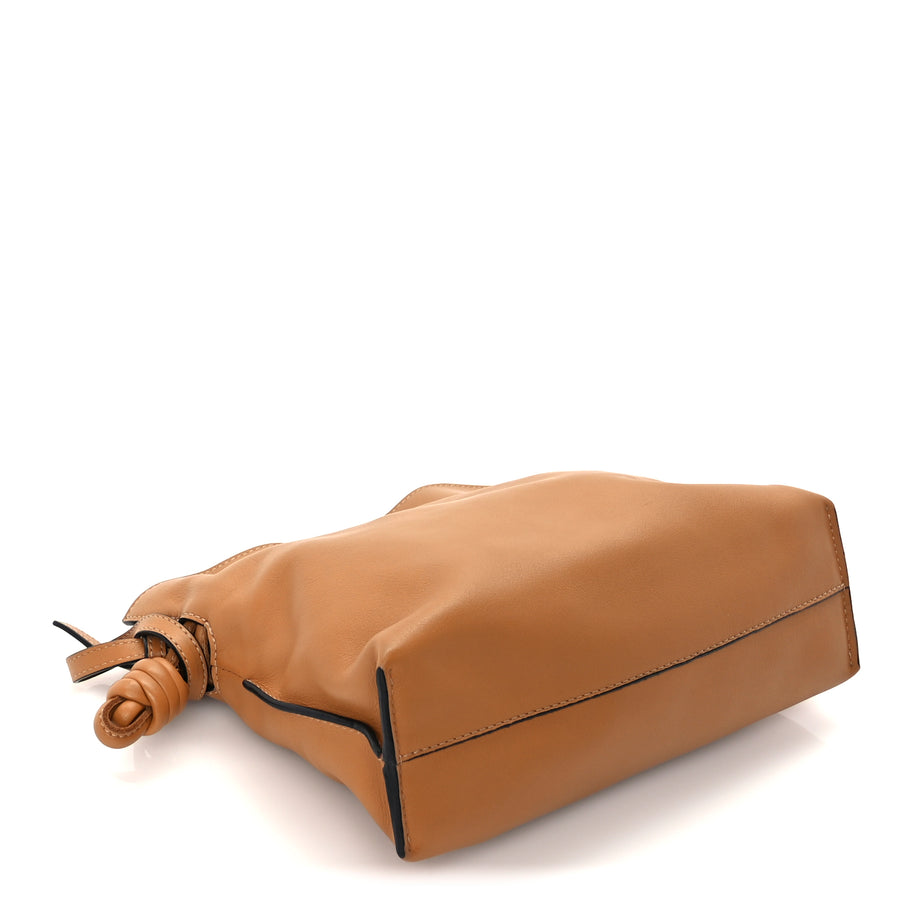 Loewe Calfskin Mini Flamenco Knot Clutch Warm Desert Image 7