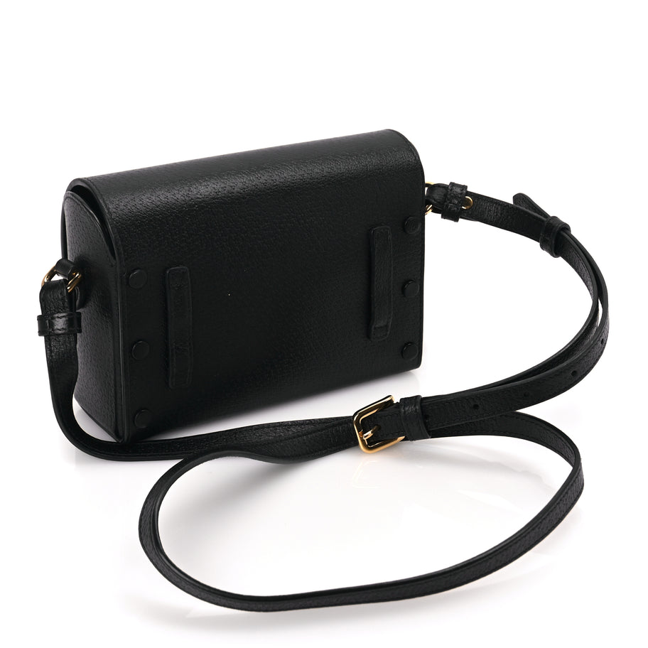 Gucci Calfskin Horsebit 1955 Shoulder Bag Black Image 2