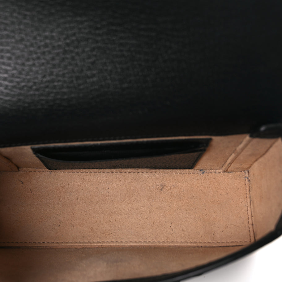 Gucci Calfskin Horsebit 1955 Shoulder Bag Black Image 4