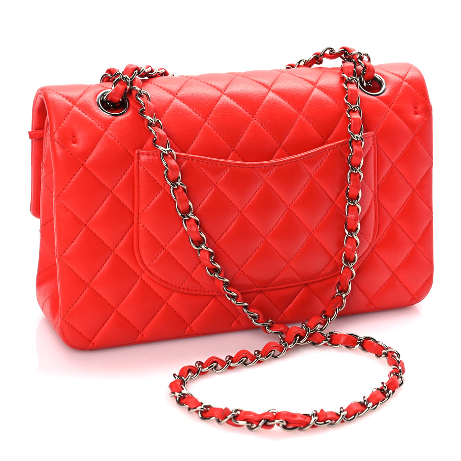 Chanel Lambskin Quilted Medium Double Flap Red Image 2