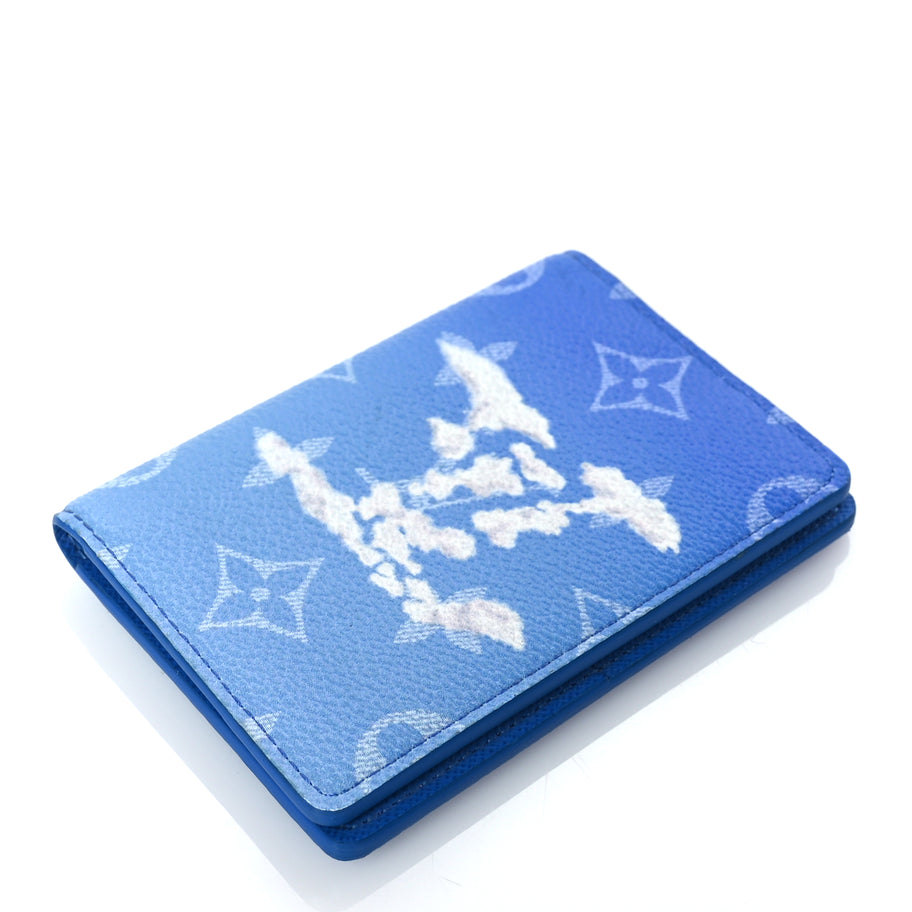 Louis Vuitton Monogram Clouds Pocket Organizer Blue Image 4