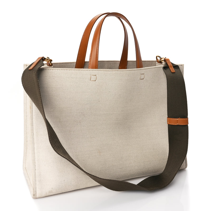  Givenchy Canvas Medium G-Tote Natural Beige