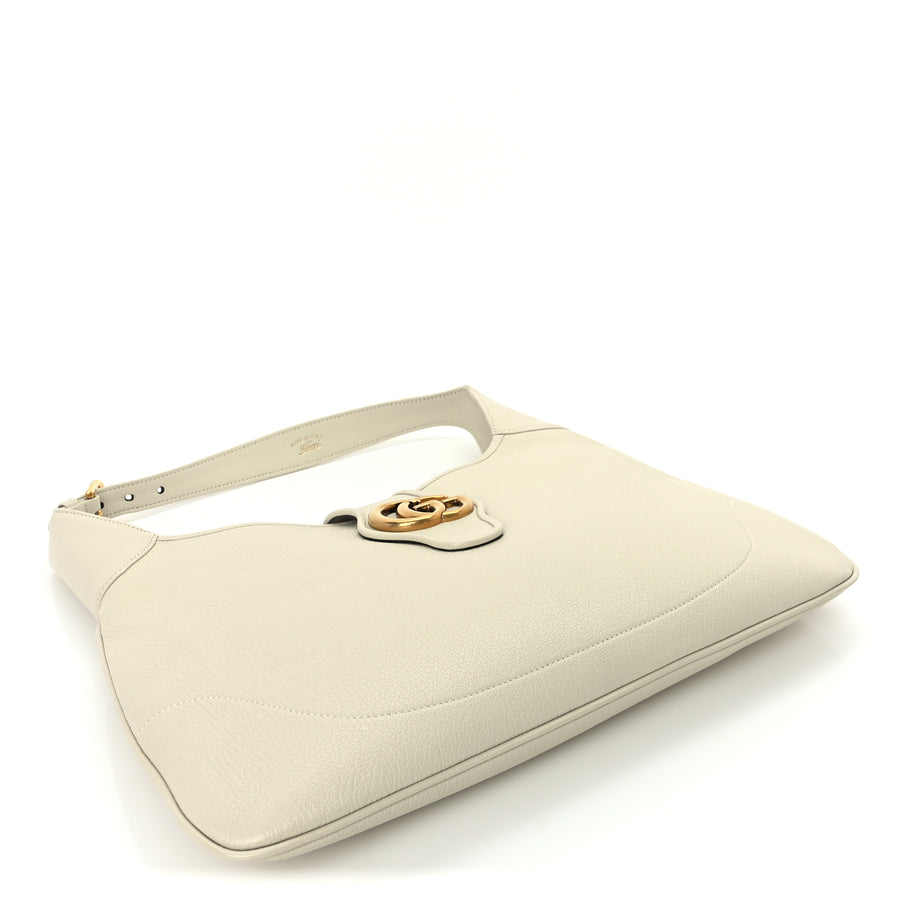Gucci Goatskin Medium Aphrodite Shoulder Bag Mystic White Image 3