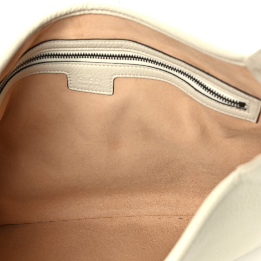 Gucci Goatskin Medium Aphrodite Shoulder Bag Mystic White Image 4