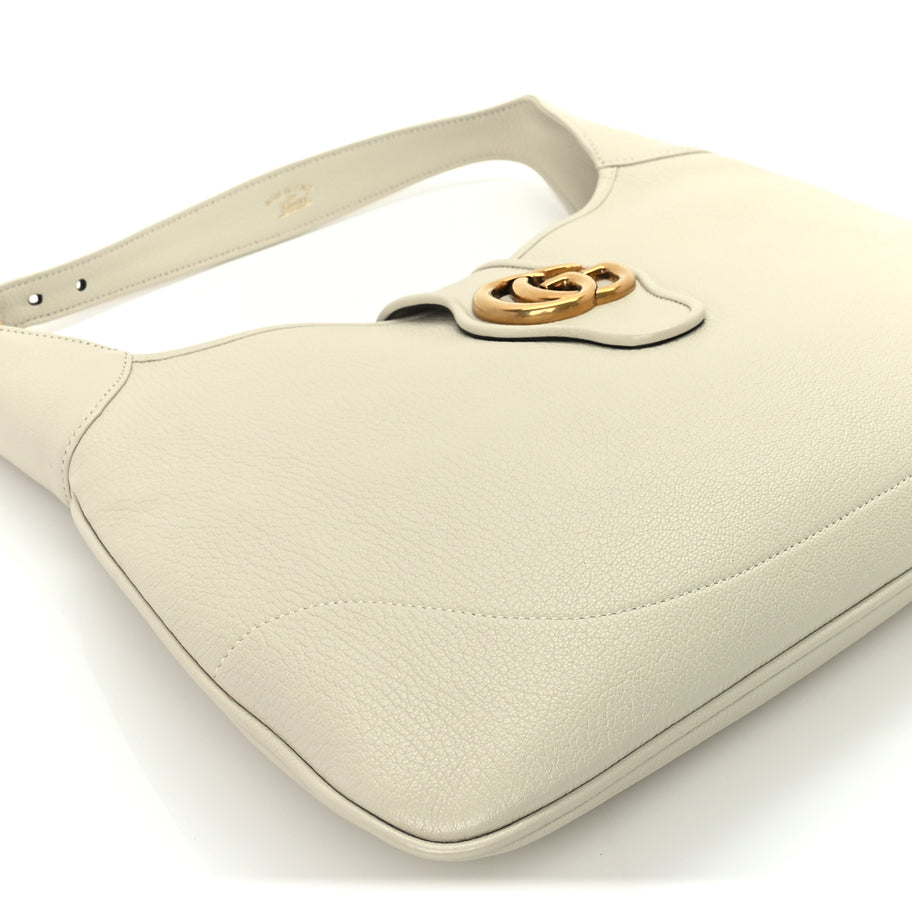 Gucci Goatskin Medium Aphrodite Shoulder Bag Mystic White Image 7
