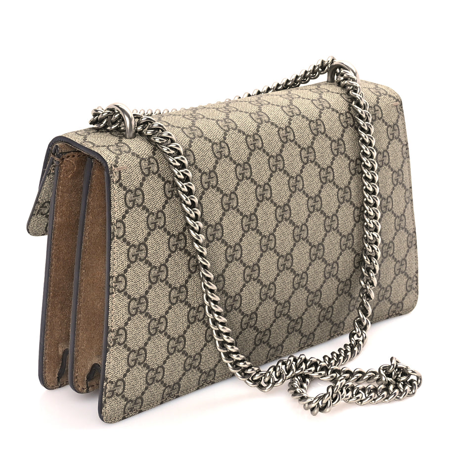 Gucci GG Supreme Monogram Medium Dionysus Shoulder Bag  Taupe Image 2