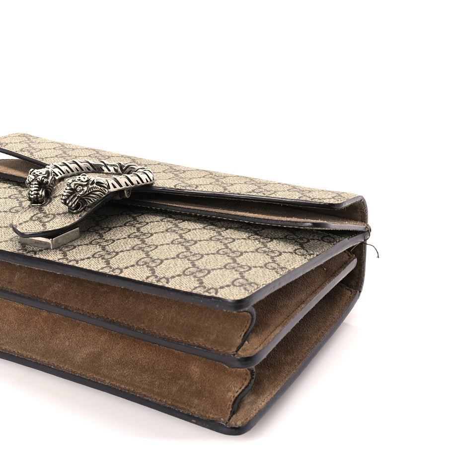 Gucci GG Supreme Monogram Medium Dionysus Shoulder Bag  Taupe Image 8
