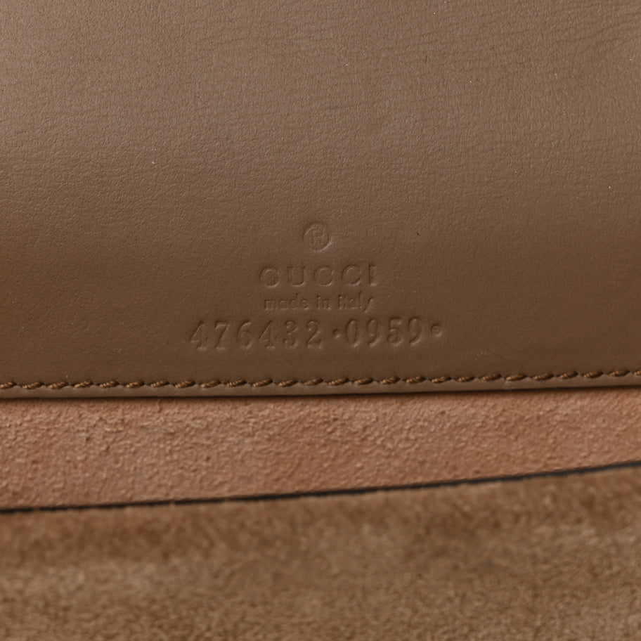 Gucci GG Supreme Monogram Super Mini Dionysus Shoulder Bag Taupe Image 5
