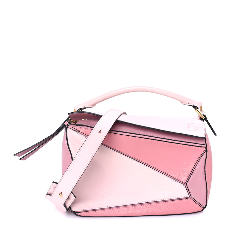  Loewe Calfskin Small Puzzle Bag Rosa