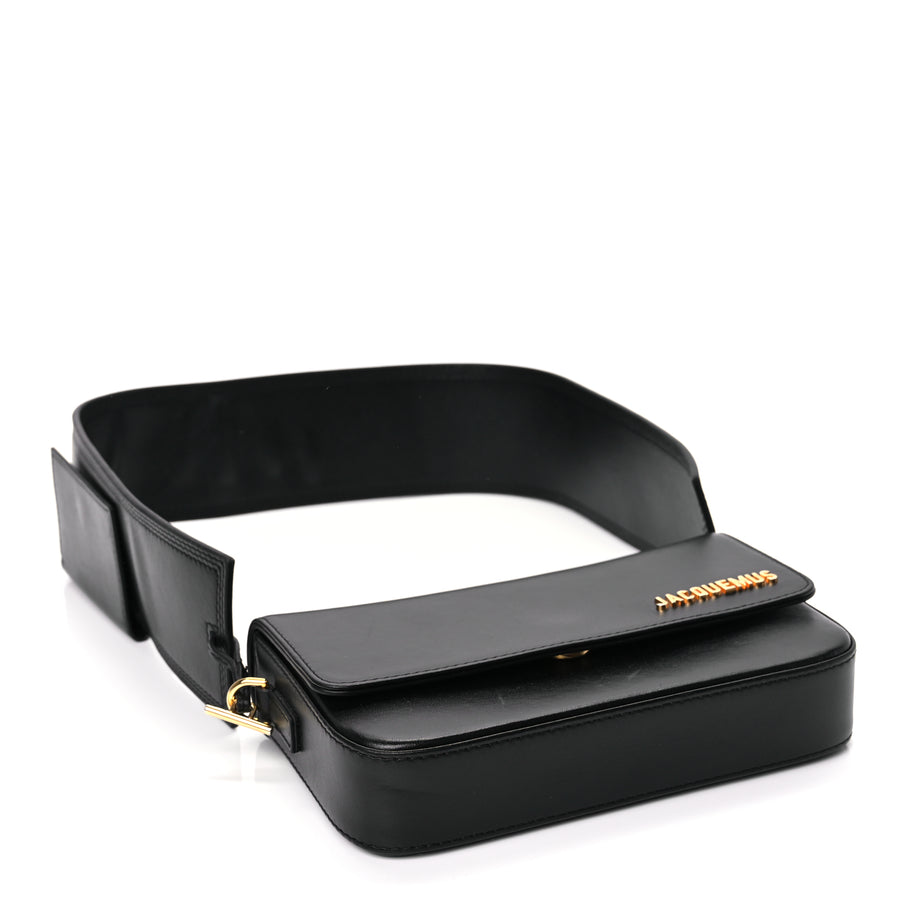 Jacquemus Smooth Calfskin Le Carinu Black Image 3
