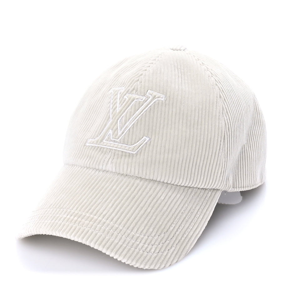 Louis Vuitton Corduroy LV Signature Cap M  Beige Image 1