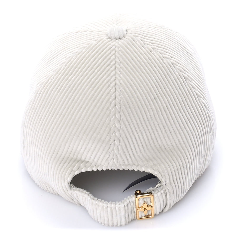 Louis Vuitton Corduroy LV Signature Cap M  Beige Image 4
