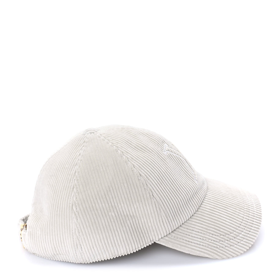 Louis Vuitton Corduroy LV Signature Cap M  Beige Image 5