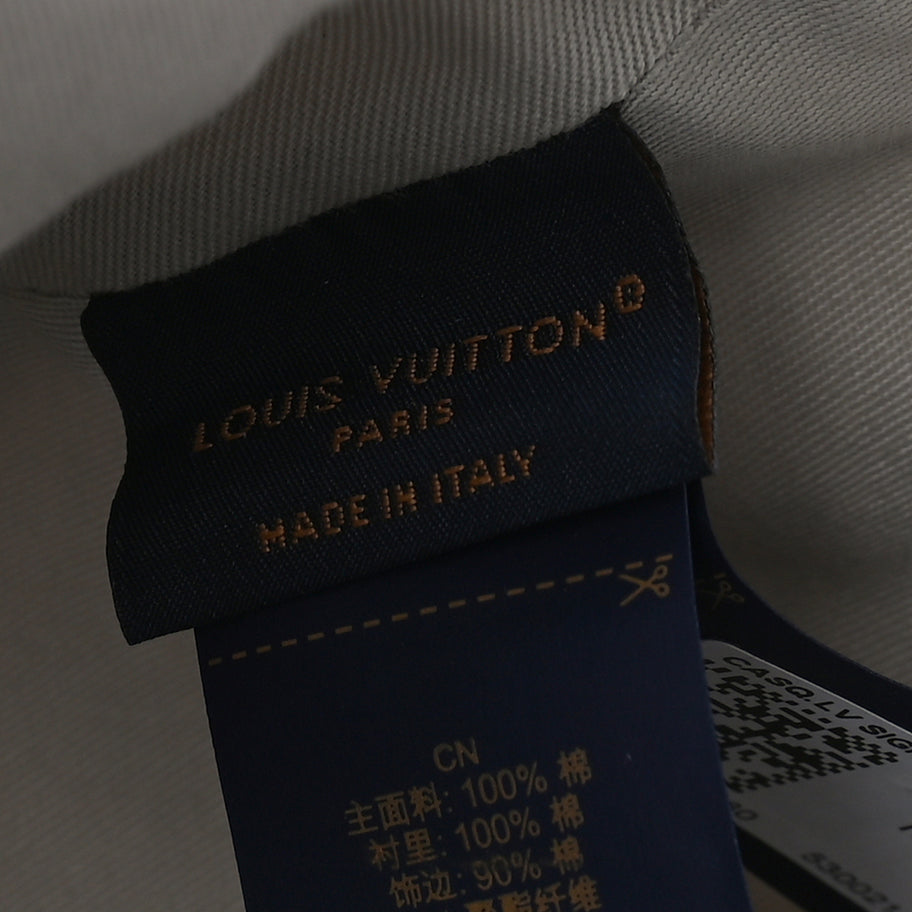 Louis Vuitton Corduroy LV Signature Cap M  Beige Image 6
